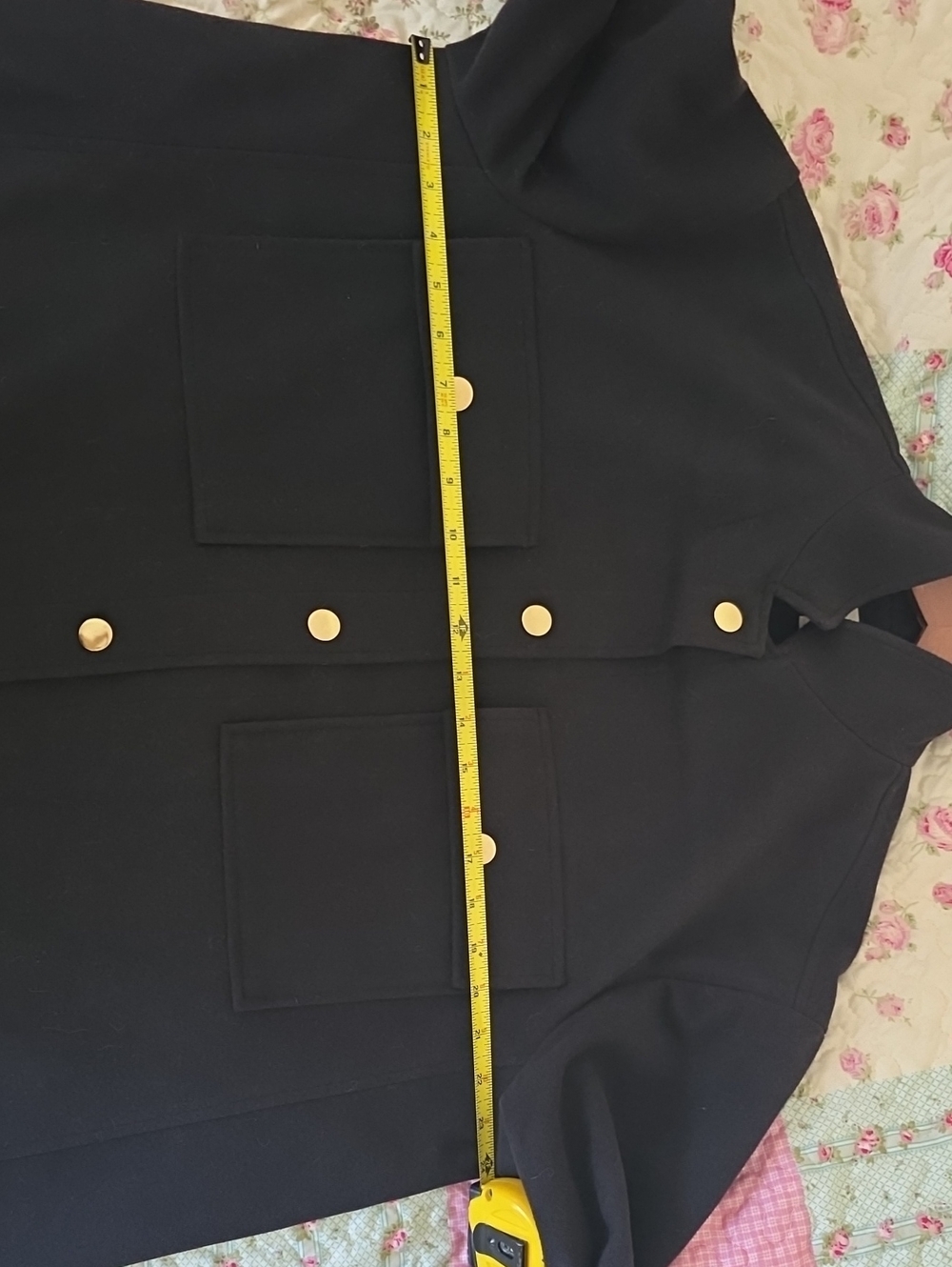 Tuckernuck Black Marant Jacket with Gold Buttons - Picture 7 of 7